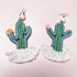 Cactus Tassel Earrings